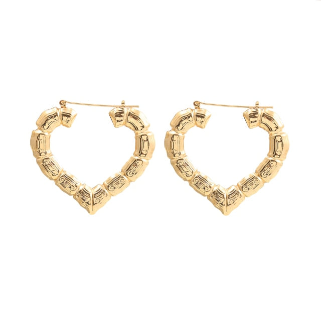 Punk Rock Over Size Geometric Hoop Earrings