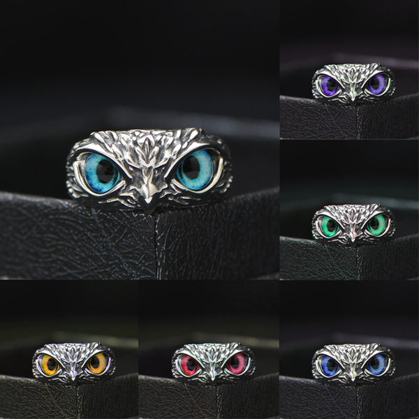 NUEVO Anillo de Búho con Diseño Simple y Lindo Retro