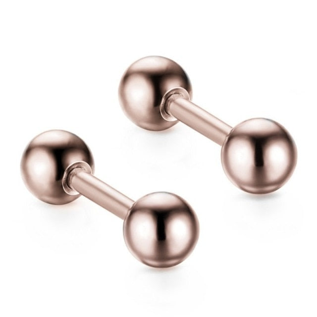 1 Set Different Types Shape Stainless Steel Piercing Earring