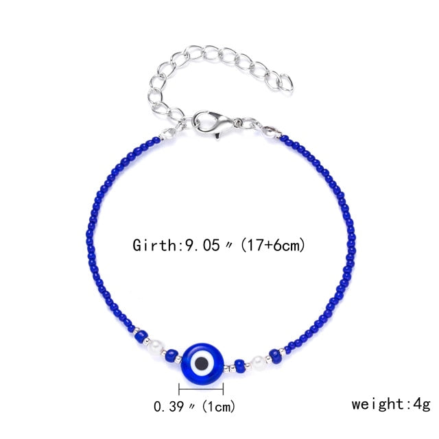 Turkish Lucky Evil Eye Bracelet Women