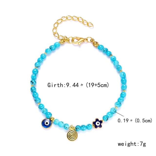 Turkish Lucky Evil Eye Bracelet Women