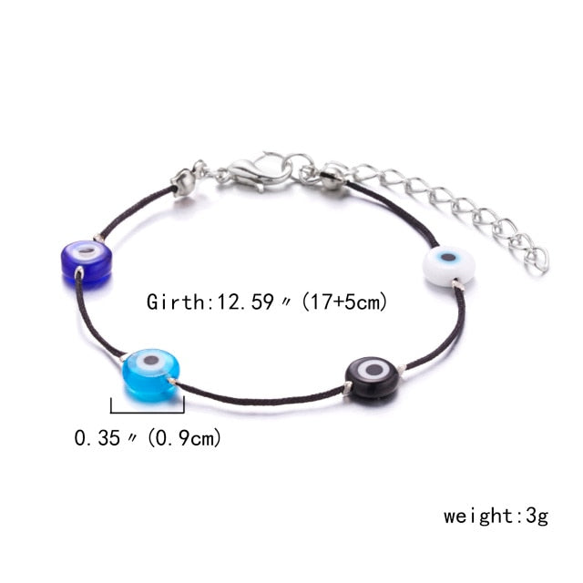 Turkish Lucky Evil Eye Bracelet Women