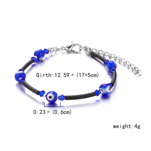 Turkish Lucky Evil Eye Bracelet Women