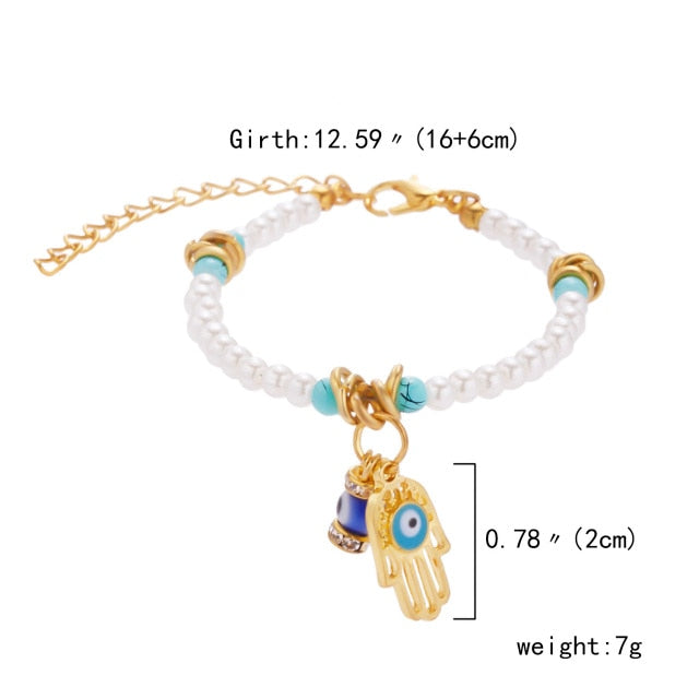 Turkish Lucky Evil Eye Bracelet Women