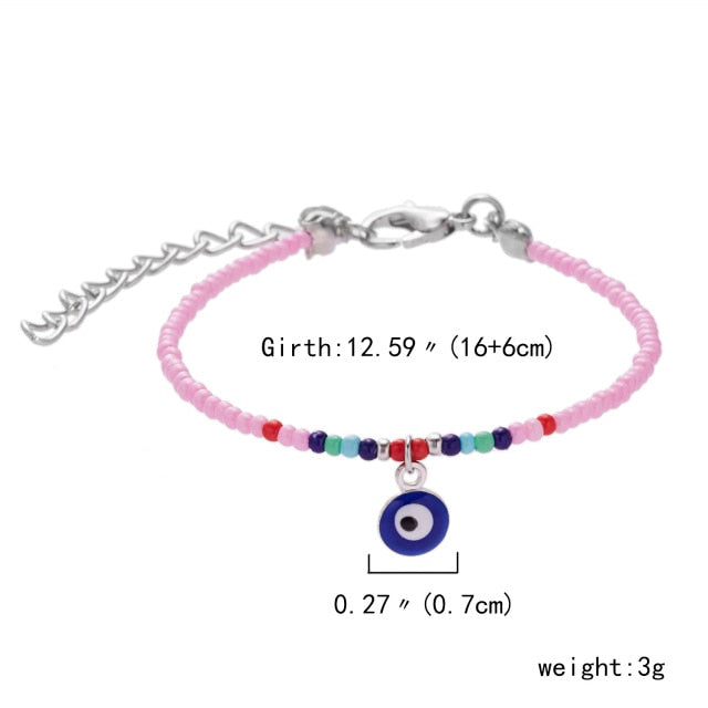 Turkish Lucky Evil Eye Bracelet Women