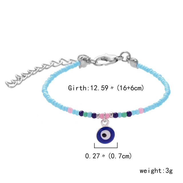 Turkish Lucky Evil Eye Bracelet Women