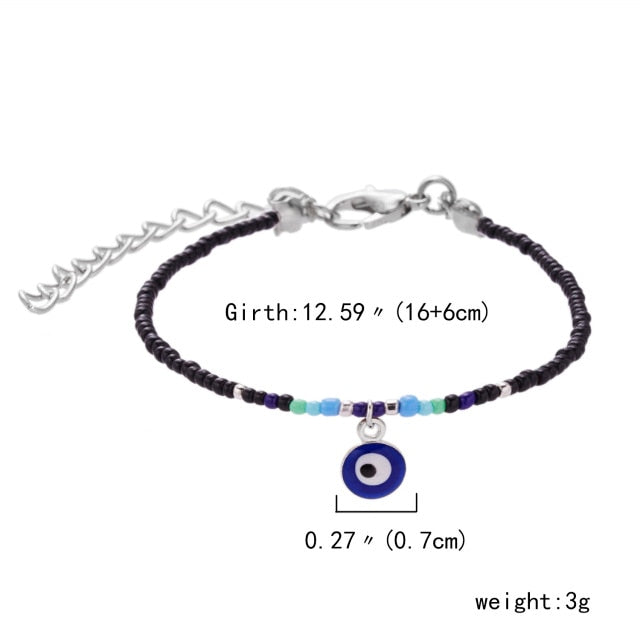 Turkish Lucky Evil Eye Bracelet Women