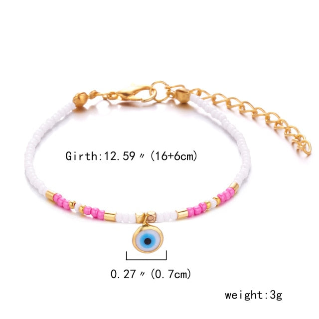 Turkish Lucky Evil Eye Bracelet Women