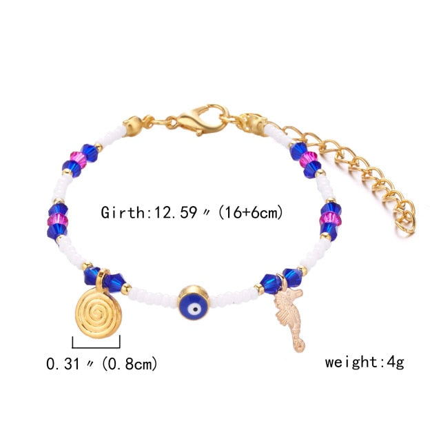 Turkish Lucky Evil Eye Bracelet Women