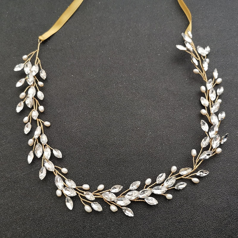 Handmade Freshwater Pearls Austrian Crystal Bridal Jewelry Set