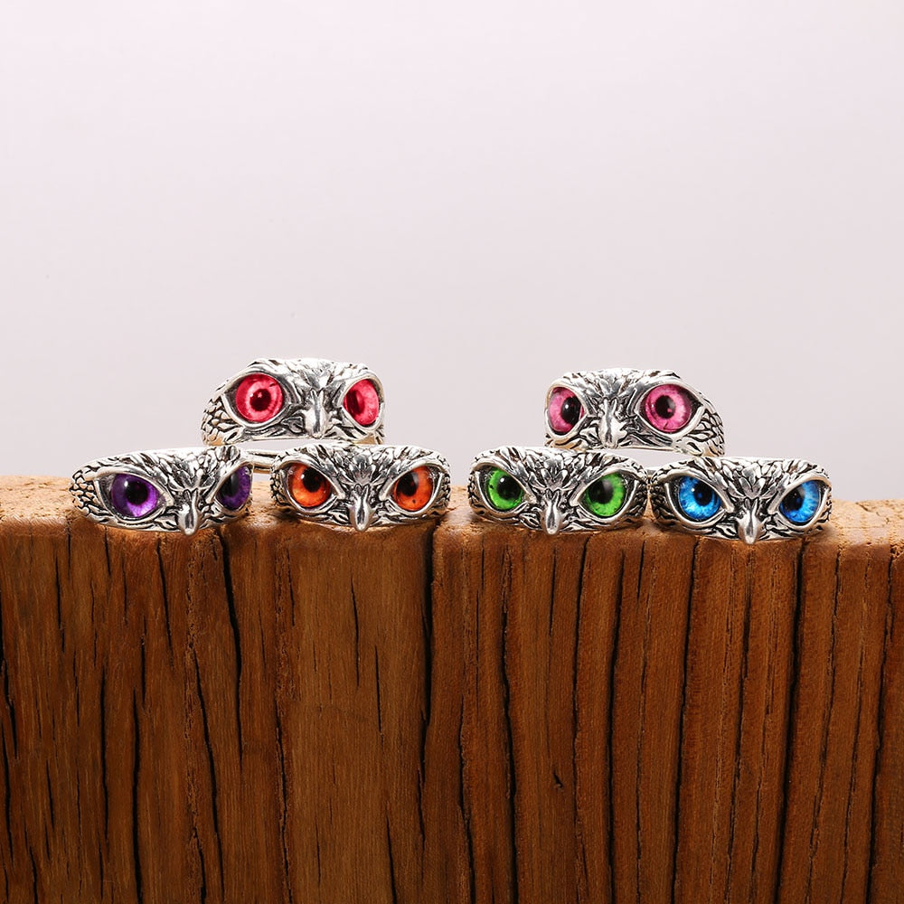 Charming Fashion Cute Little Owl Lovers Ring