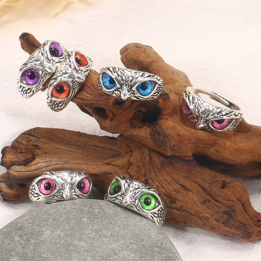 Charming Fashion Cute Little Owl Lovers Ring