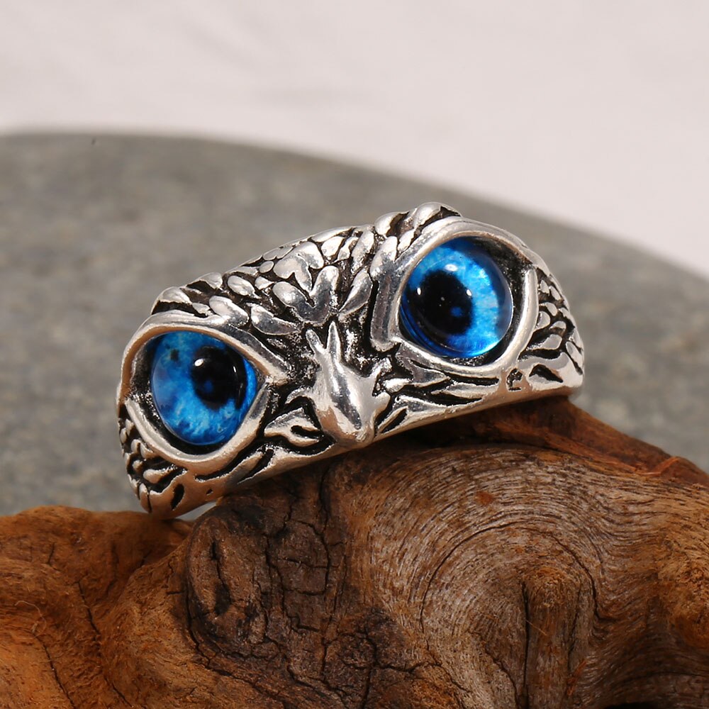 Charming Fashion Cute Little Owl Lovers Ring