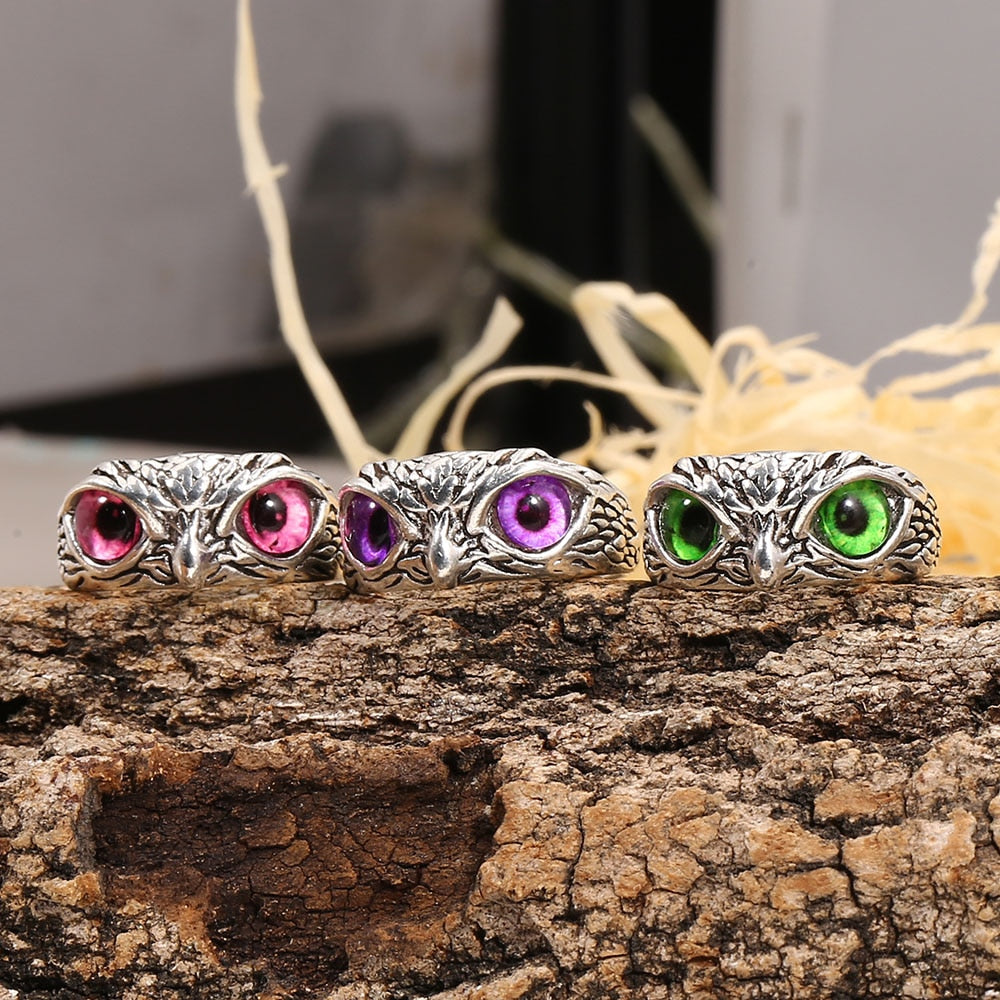 Charming Fashion Cute Little Owl Lovers Ring