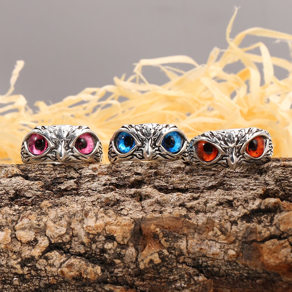 Charming Fashion Cute Little Owl Lovers Ring