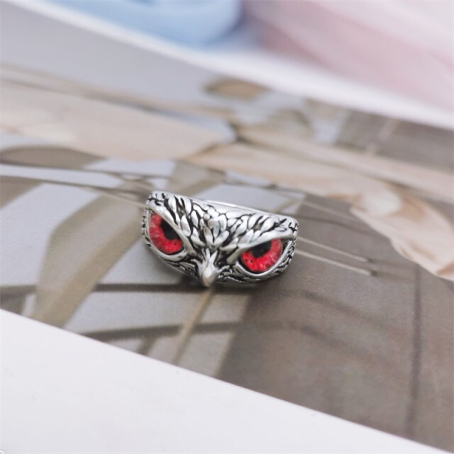 Charming Fashion Cute Little Owl Lovers Ring