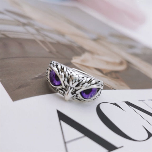 Charming Fashion Cute Little Owl Lovers Ring