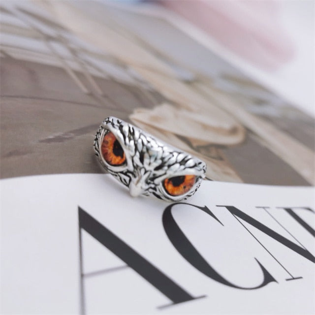 Charming Fashion Cute Little Owl Lovers Ring