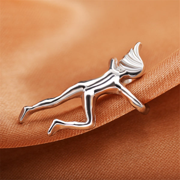 Fashion personality Climbing Human Shaped Clip Earring