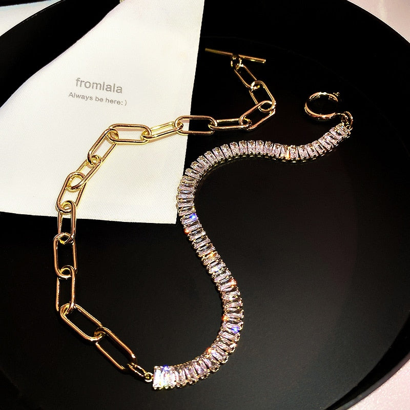 Creativity Geometric Crystal Necklace