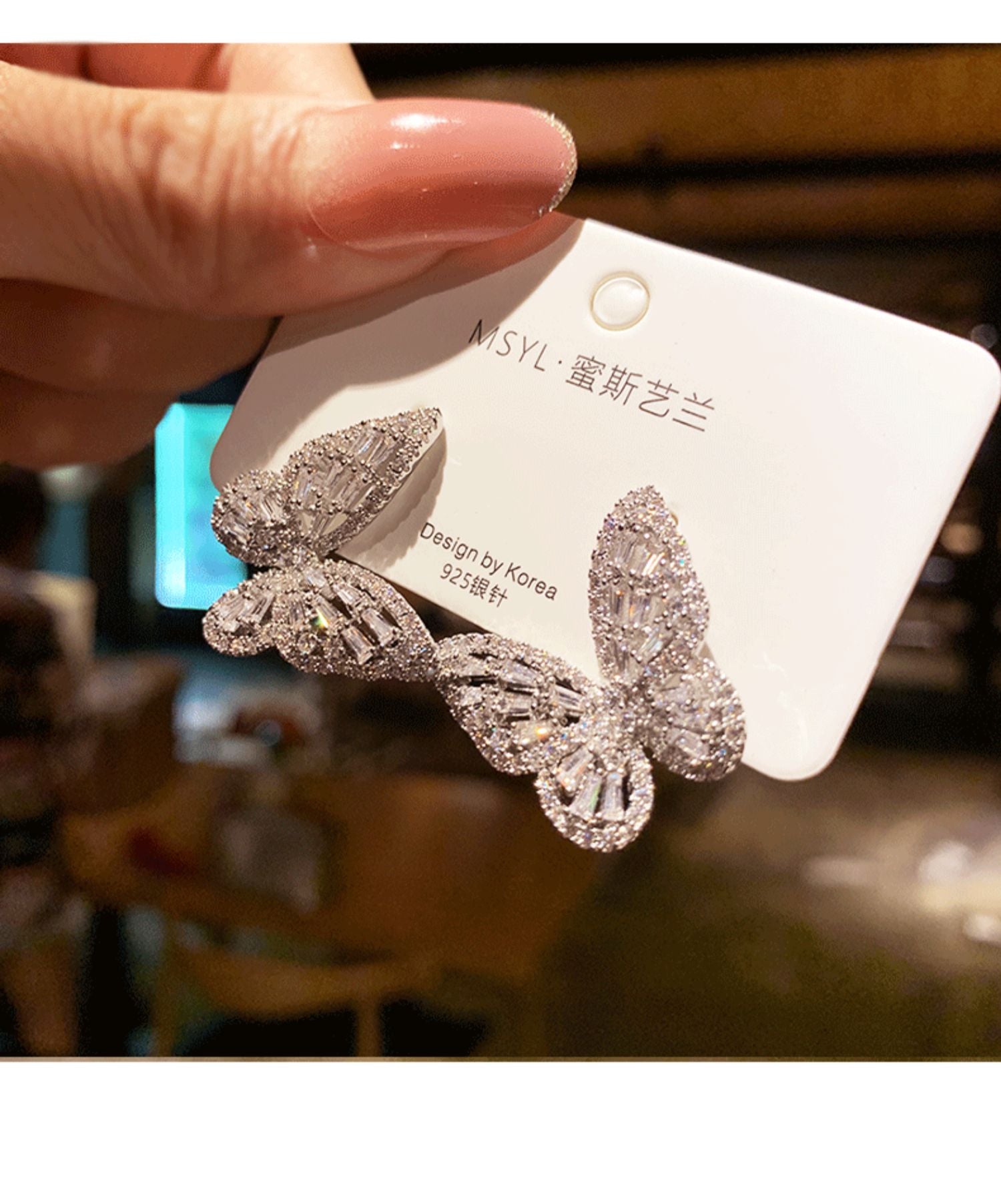 New Luxury Fashion Round Dangle Drop Korean Earrings