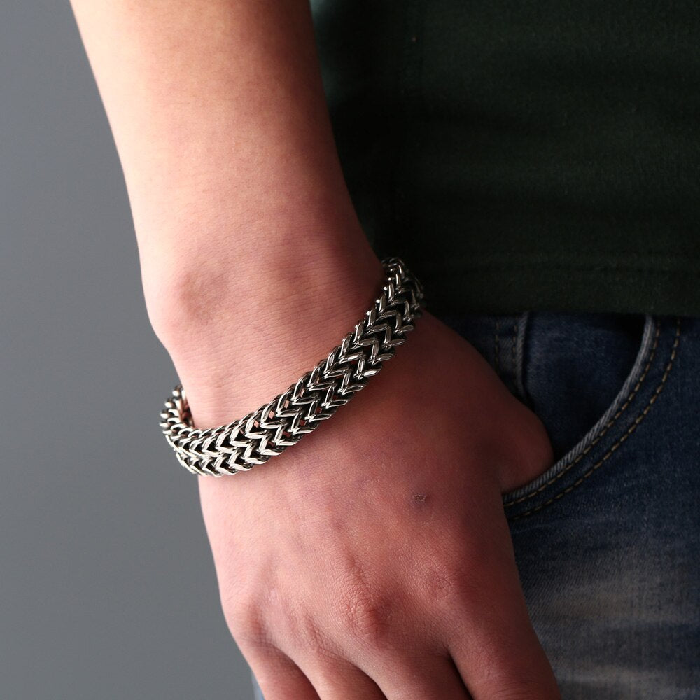 Double Side Snake Chain- pulseira Bracelet