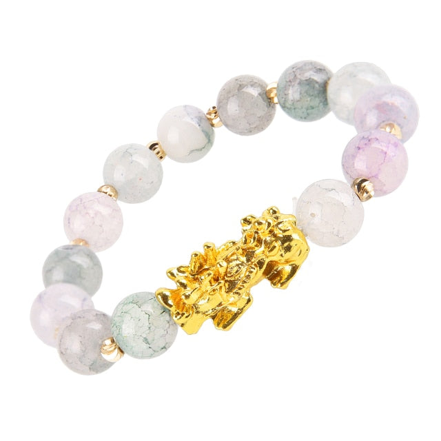 FengShui Pixiu Color Changing Wristband Wealth Good Luck Bracelet