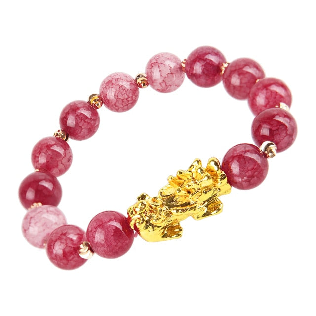FengShui Pixiu Color Changing Wristband Wealth Good Luck Bracelet