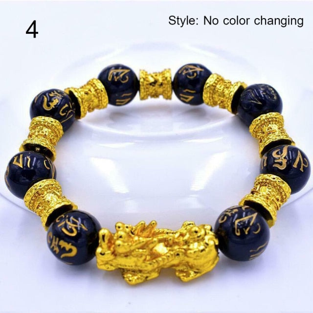FengShui Pixiu Color Changing Wristband Wealth Good Luck Bracelet