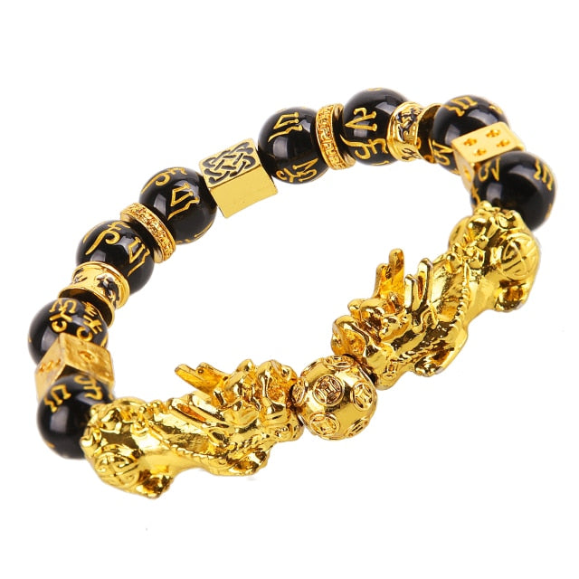 FengShui Pixiu Color Changing Wristband Wealth Good Luck Bracelet