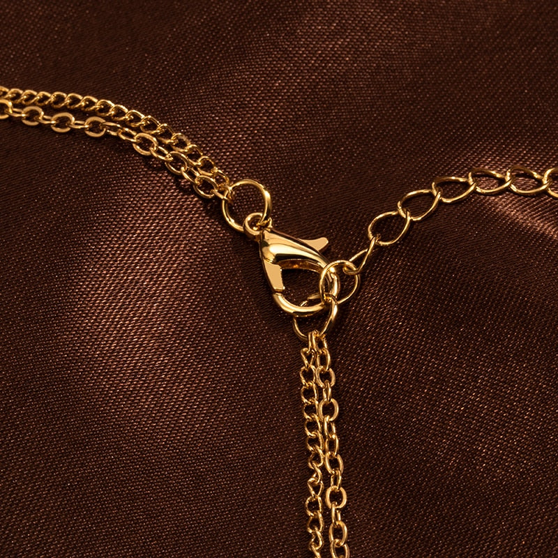 Women Two Layer Round Necklaces