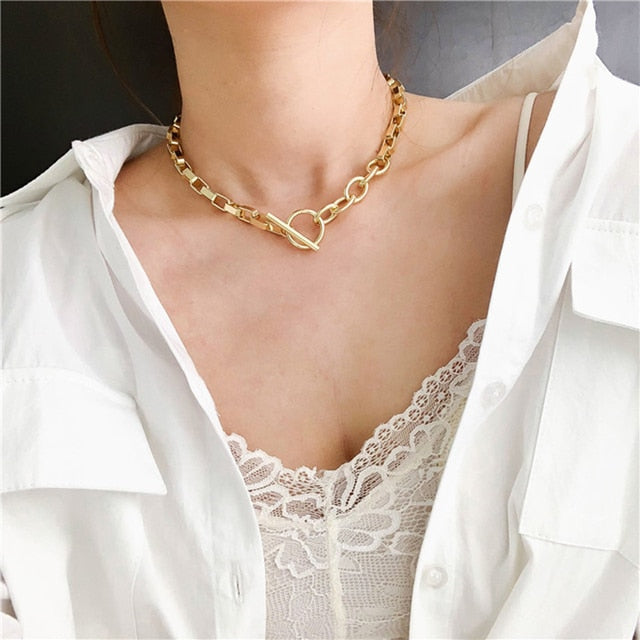 Women Two Layer Round Necklaces