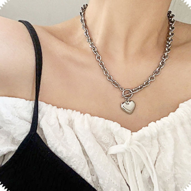 Women Two Layer Round Necklaces