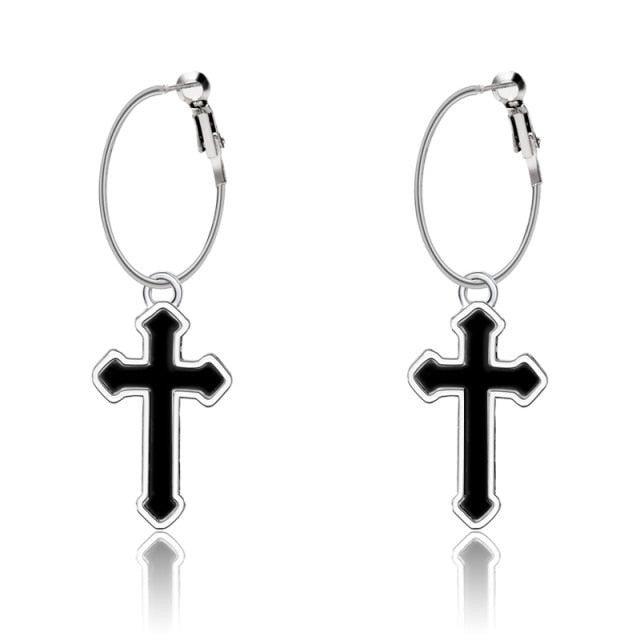Fashion New Stainless Steel Acrylic Crystal Stud Earrings
