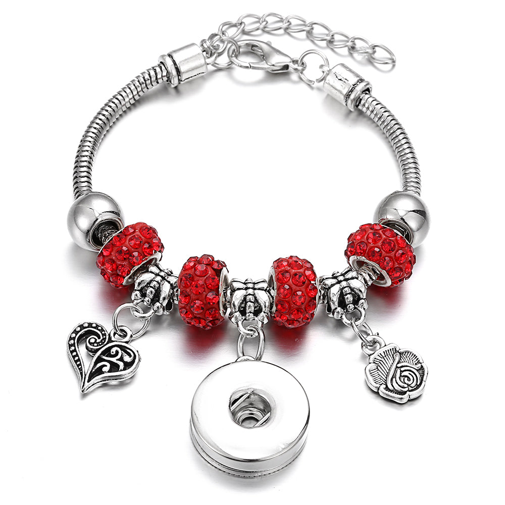 Snap Button Jewelry Bracelet