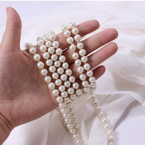 Fashion Women Jewelry Pearl Bead Necklace