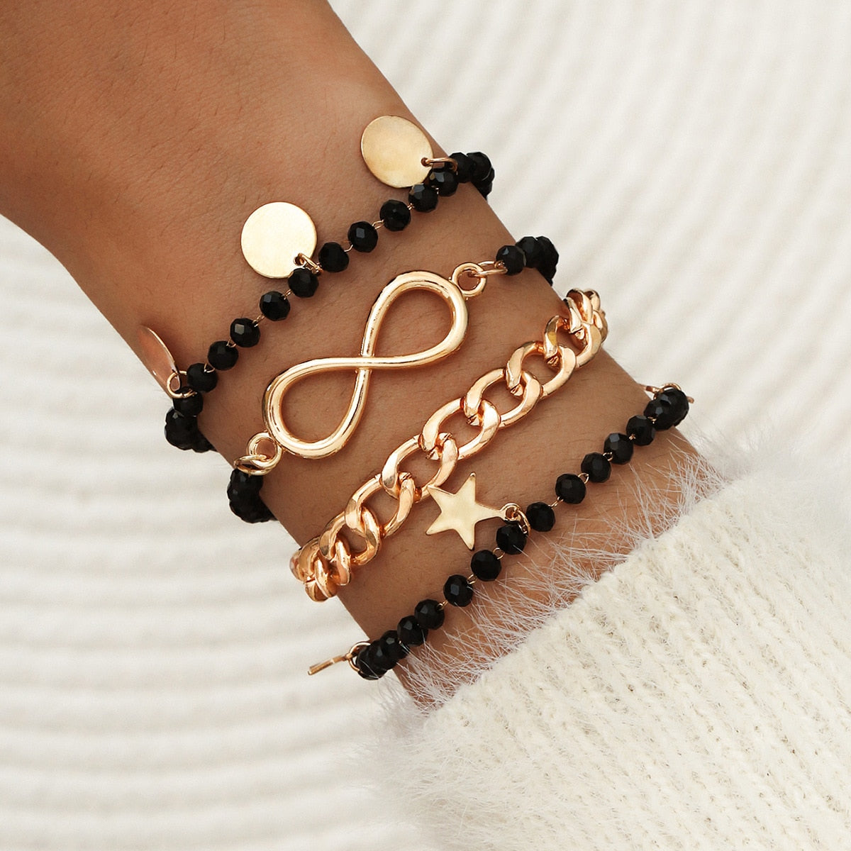 Bohemian Rhinestone Butterfly Bracelets