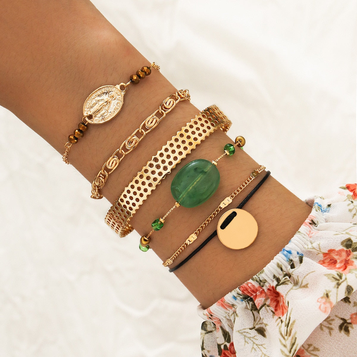 Bohemian Rhinestone Butterfly Bracelets