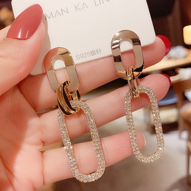 New Women's Earrings Korean Stud Earrings