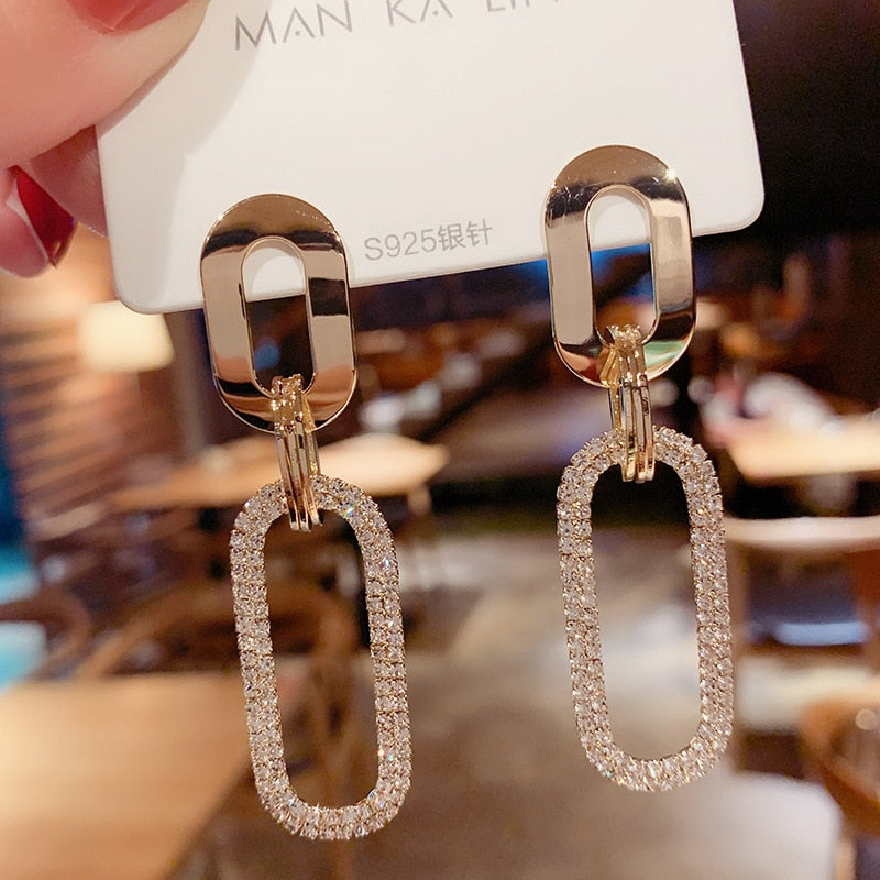 New Women's Earrings Korean Stud Earrings