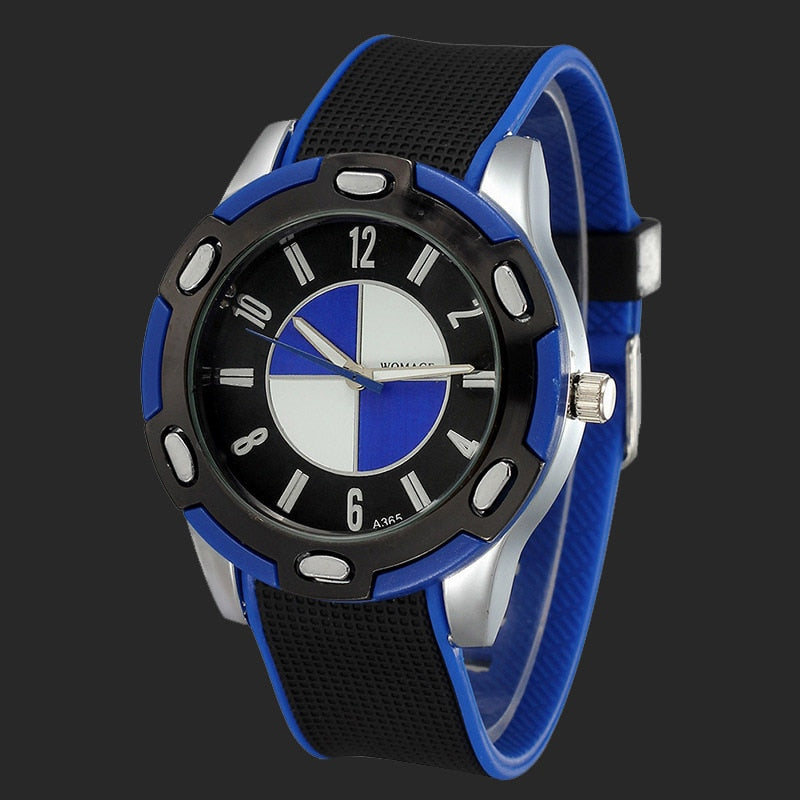 Trendy Outdoor Quartz Watches Girls Boys Student Army Silicone Wristwatch