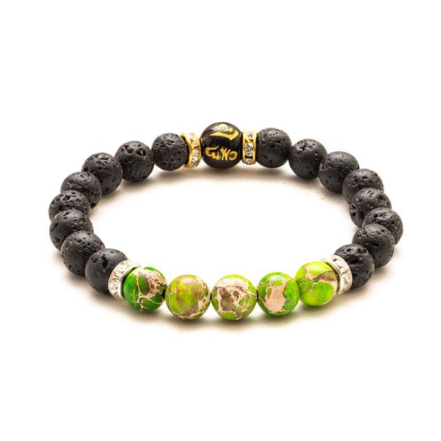 7 Chakra Bracelet with Meaning Cardfor