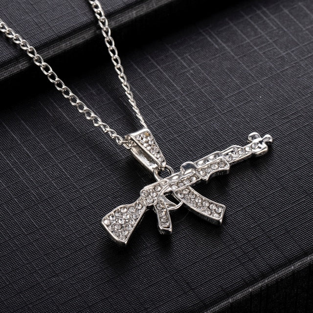 Rhinestone Cross Crystal Pendant