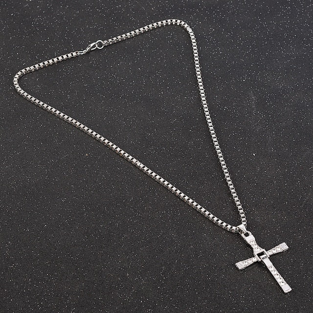 Rhinestone Cross Crystal Pendant