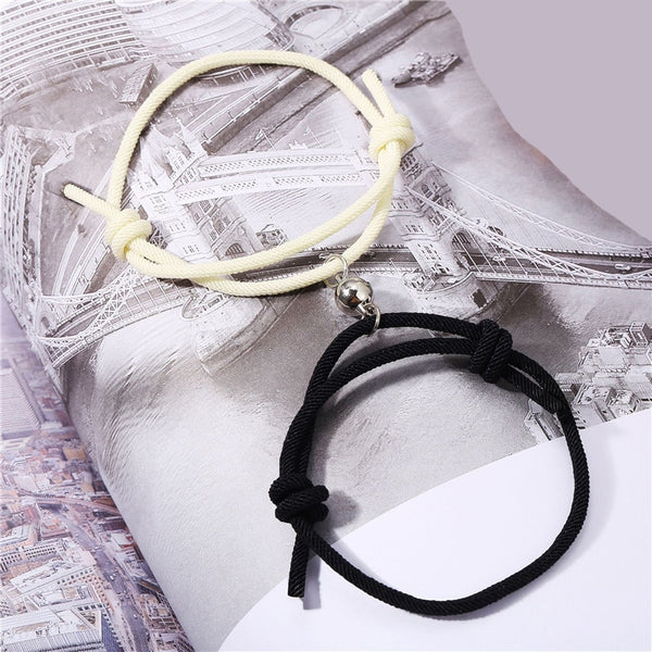 Pulsera magnética para pareja que atrae amantes, regalo para hombres
