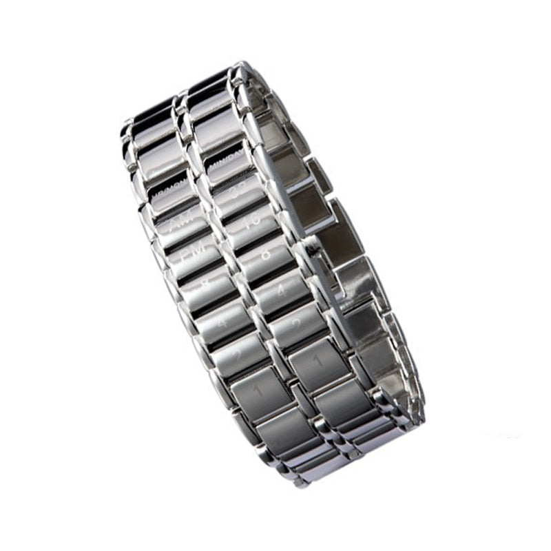 Men's Binary LED Digital Quartz Wrist Watch