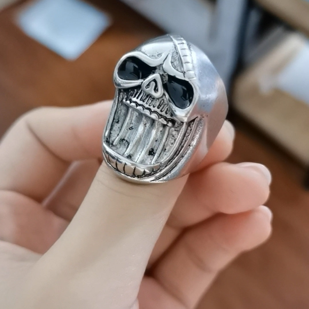 Punk Bottle Opener  Hip Hop Skull Head Rings