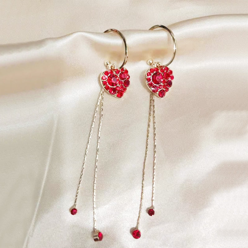 New Fashion Heart Drop Earrings
