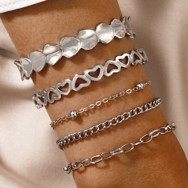 Bohemian Rhinestone Butterfly Bracelets