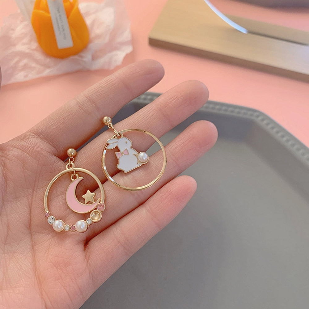 Cute Rabbit Drop Earring